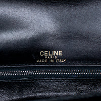 Celine Vintage "Triomphe" Handbag Black