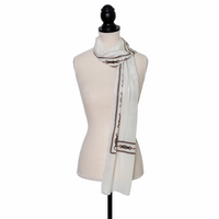 Celine silk scarf with signature print