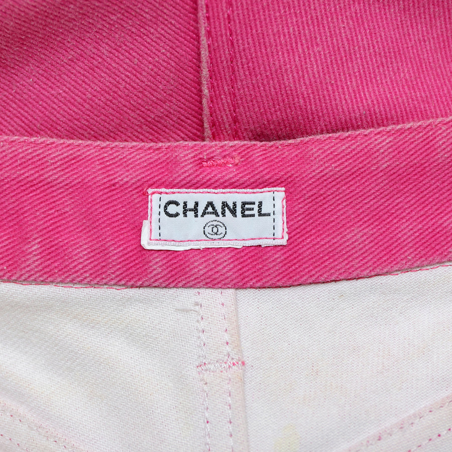 Chanel denim shorts