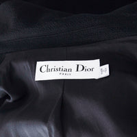Christian Dior Blazer mit aufgesetzen Taschen und Plissee-Details