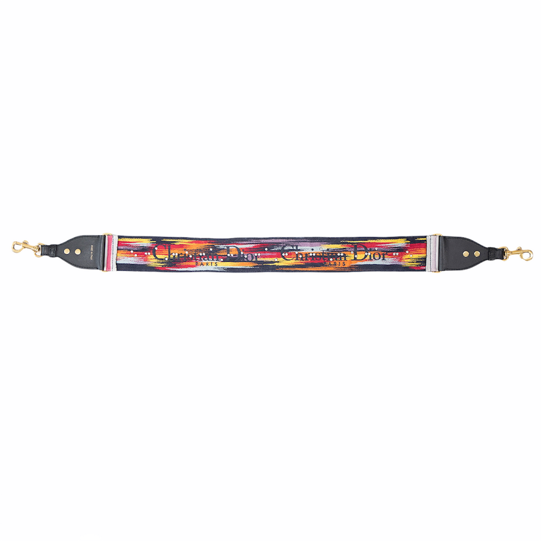 Christian Dior Colorful shoulder strap with metal medallions
