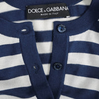 Dolce & Gabbana Gestreiftes Oberteil mit Spitzen