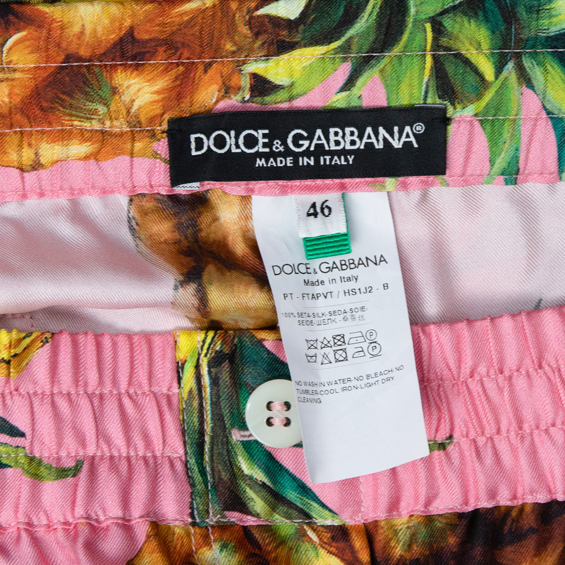 Dolce &amp; Gabbana pants with pineapple print