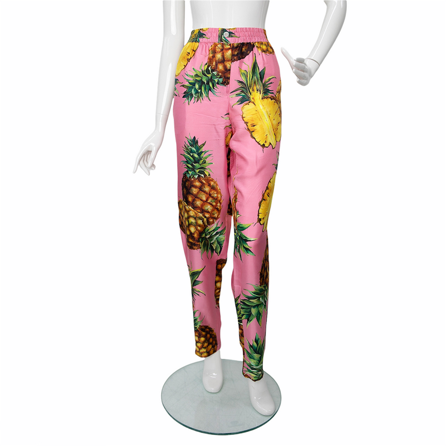 Dolce & Gabbana Hose mit Ananas-Print