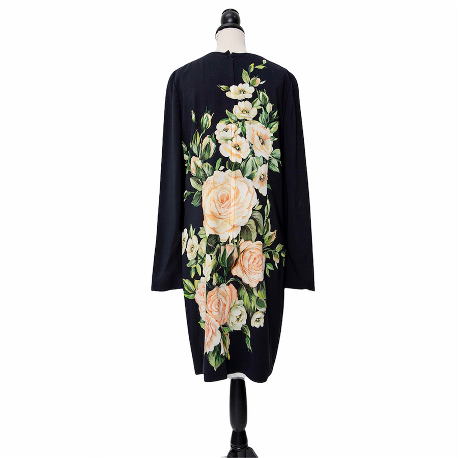 Dolce &amp; Gabbana rose print dress