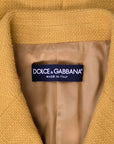 Dolce & Gabbana Kurzmantel mit Kristall-Zierknöpfen