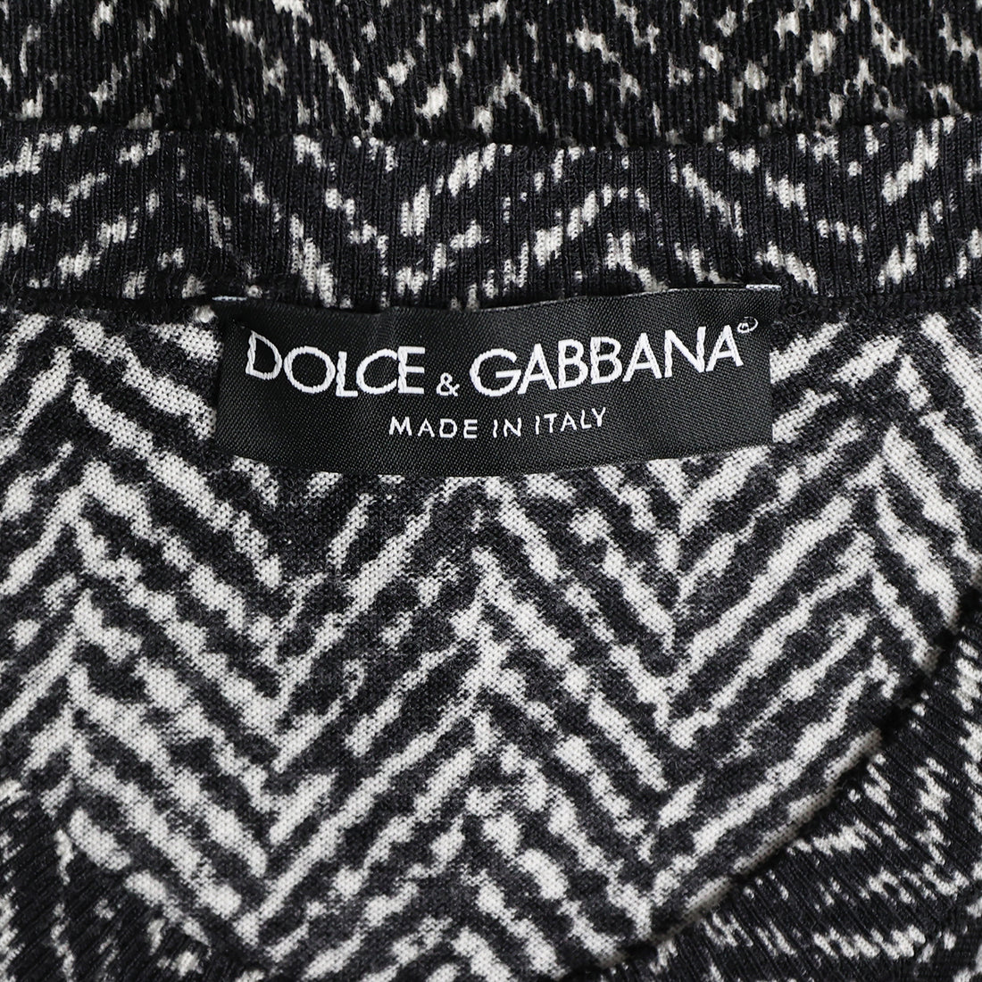 Dolce&Gabbana Twinset mit Logoknöpfen im Perlenlook