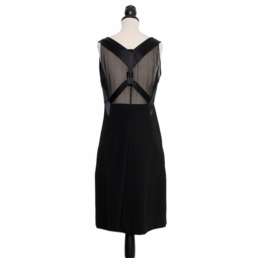 Dorothee Schumacher sleeveless dress with satin details and side pockets