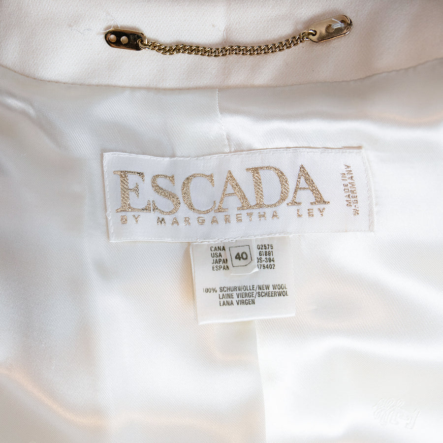 Escada coat with golden buttons