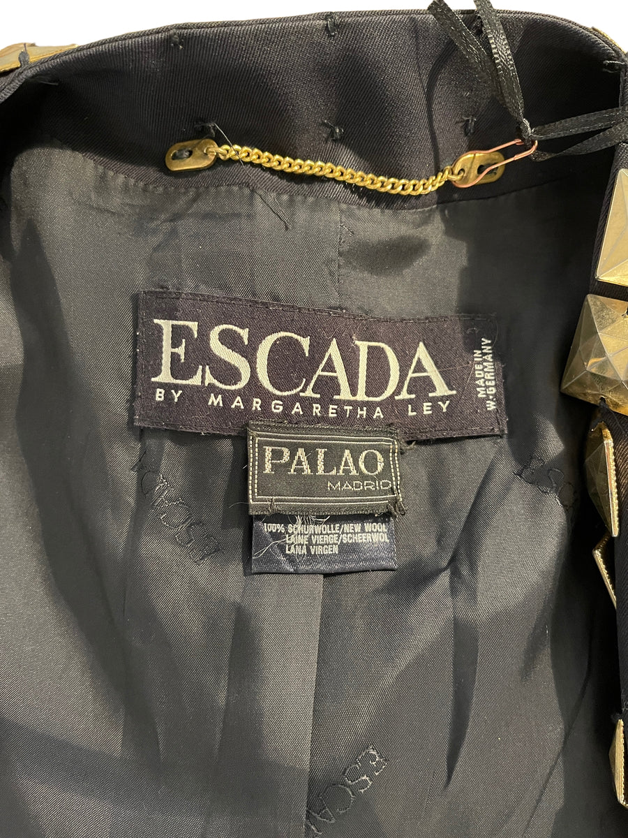 Escada Intricately Embroidered Vintage Spencer