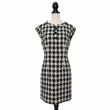 Fred Perry houndstooth shift dress