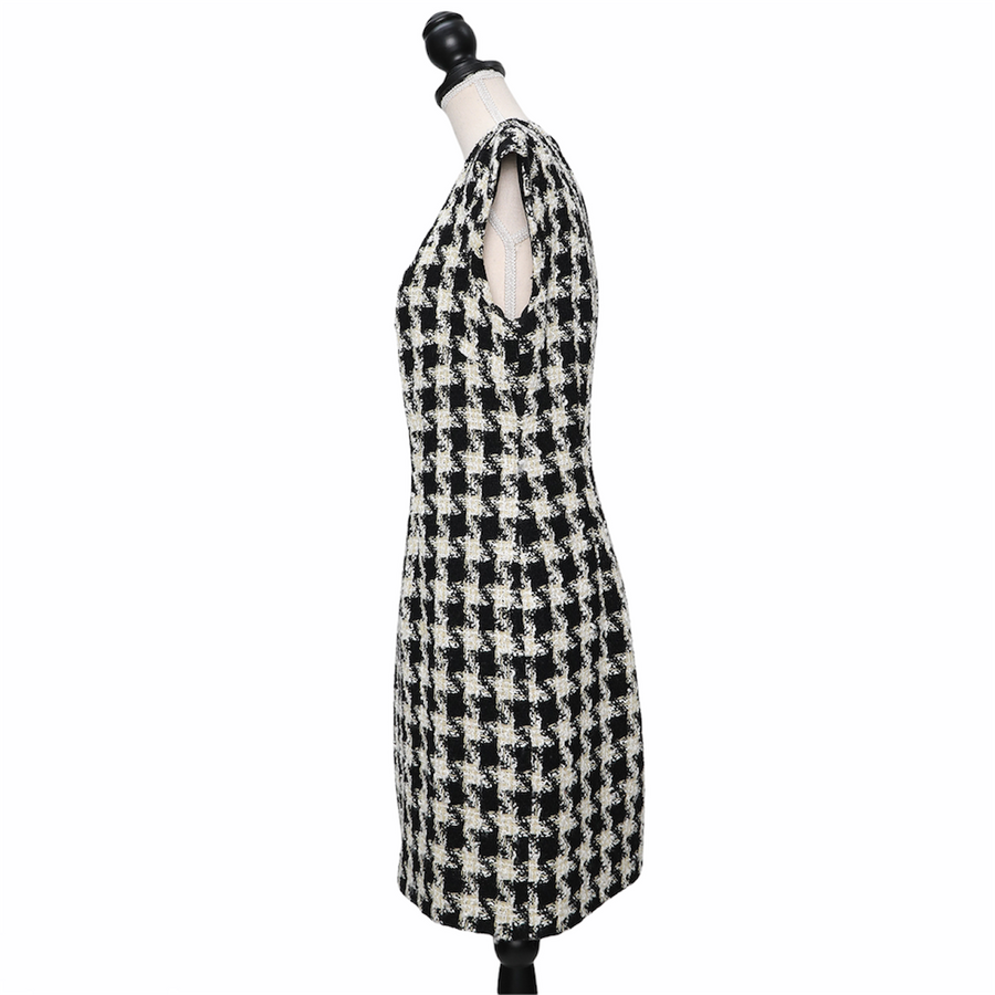 Fred Perry houndstooth shift dress