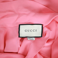 GUCCI High-necked tie blouse