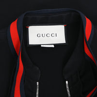 Gucci sleeveless dress with zip and tie bow