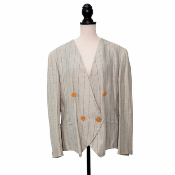Giorgio Armani linen pinstripe blazer