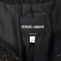 Giorgio Armani vintage jacket with patent leather details