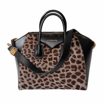 Givenchy Antigona bag with leopard print made of pony fur