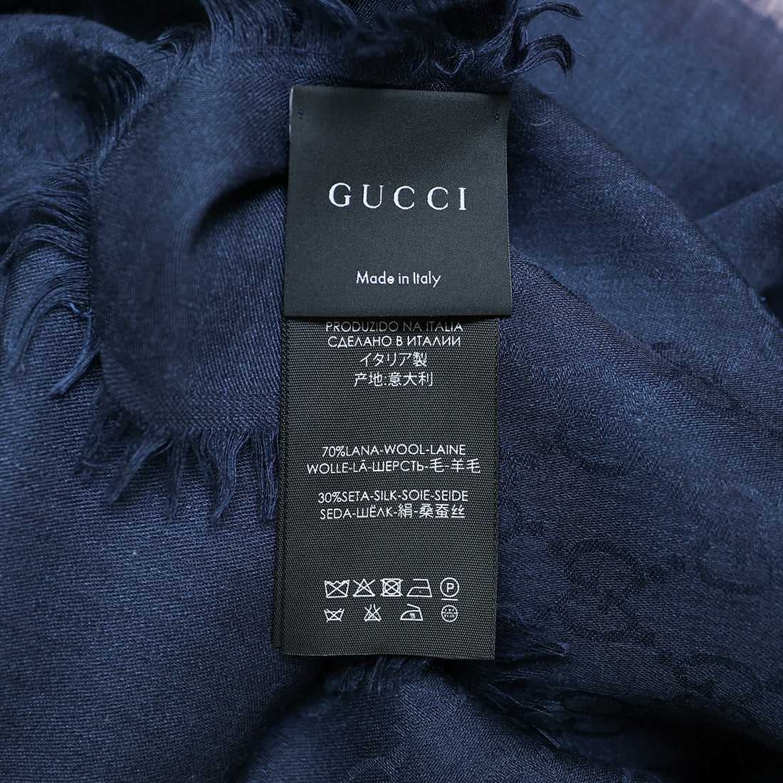 Gucci scarf with GG logo print