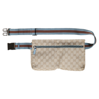 Gucci Zweiteilige GG-Hüfttasche mit verstellbarem Gürtel
