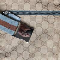 Gucci Zweiteilige GG-Hüfttasche mit verstellbarem Gürtel