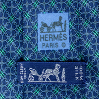 Hermès Klassische Seidenkrawatte im "H"-Signature Print