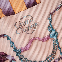 Hermès Pleated Silk Scarf "Grand Manège"