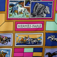 Hermès "Correspondance" silk scarf