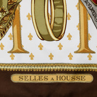 Hermès Seidentuch "Selles A Housse"