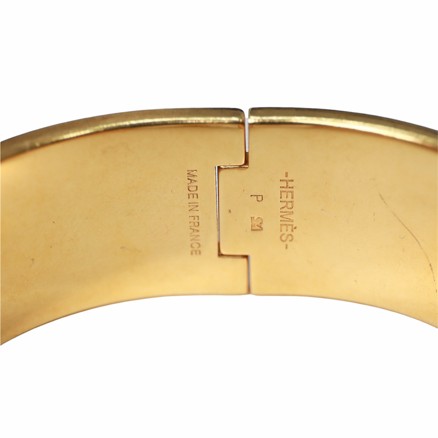 Hermès Gold Plated Clic H Bangle