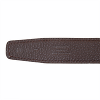 Hermès reversible belt "H" with golden clasp 24mm in black and dark brown