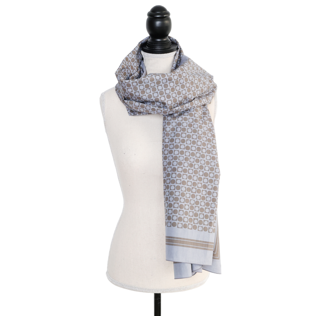 Hermès large cotton scarf
