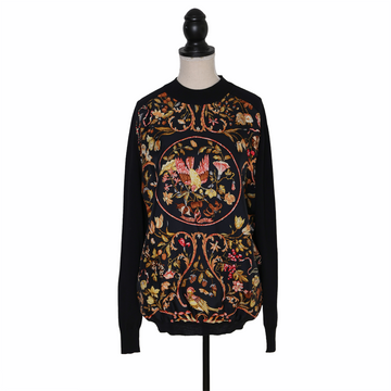Hermès sweater with bird print