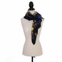 Hermès "Cosmos" silk blazer with matching body