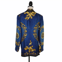 Hermès "Cosmos" silk blazer with matching body