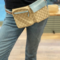 Gucci GG two piece hip bag with adjustable belt