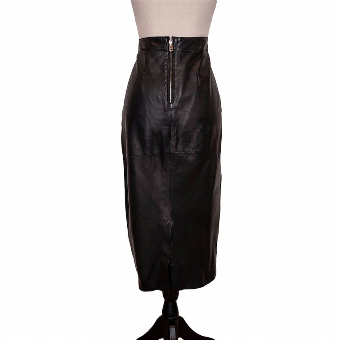 Irca leather pencil skirt