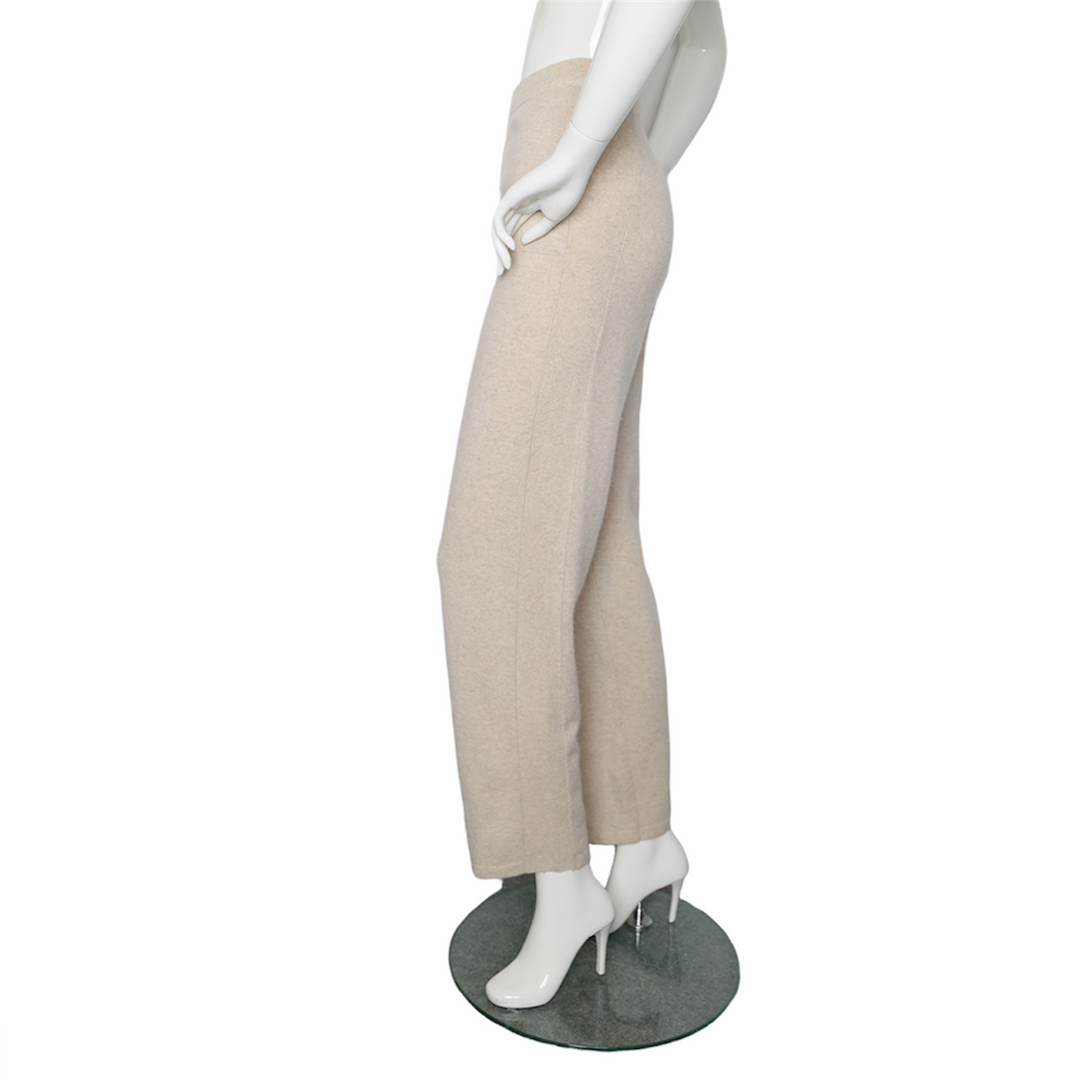 Iris von Arnim cashmere cardigan and pants ensemble