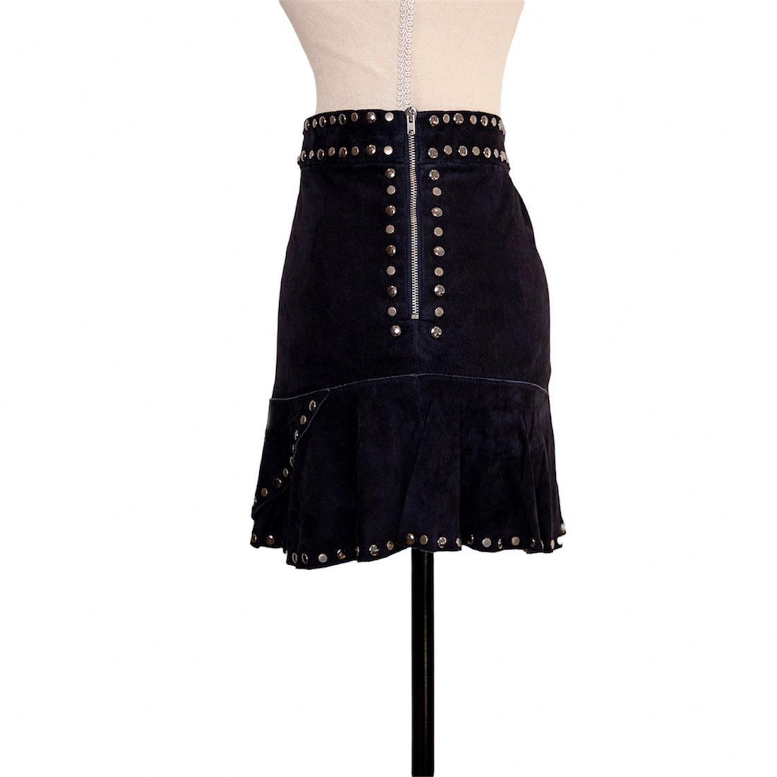 Isabel Marant mini skirt in suede with studs
