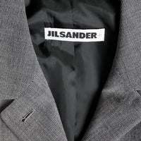Jil Sander Heather gray summer blazer