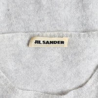 Jil Sander cashmere sweater with short sleeves Light Gray L