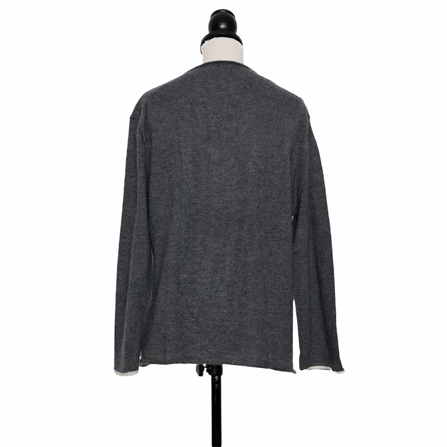 Jil Sander cashmere sweater with white trims