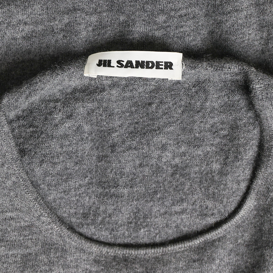 Jil Sander cashmere sweater with white trims