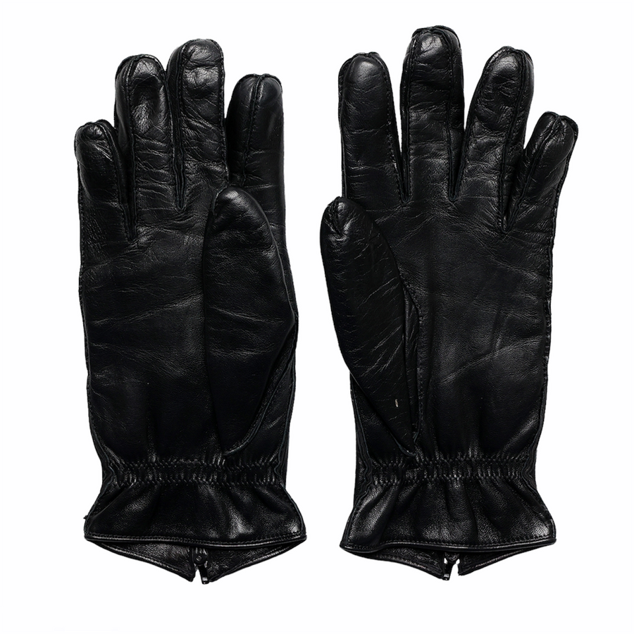 Jil Sander leather gloves with cashmere lining
