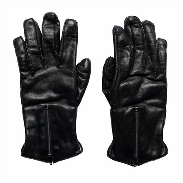 Jil Sander leather gloves with cashmere lining