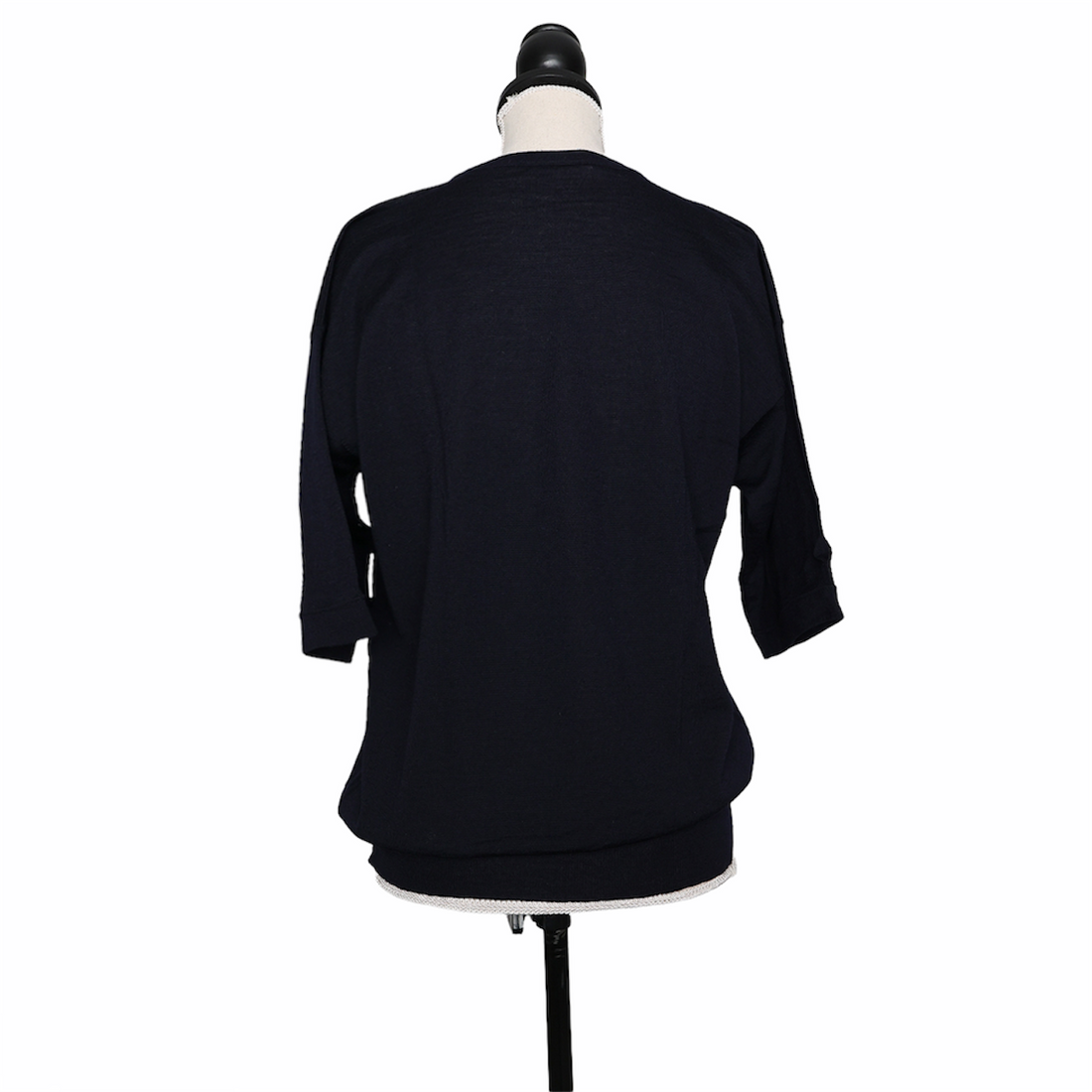 Jil Sander sweater with short sleeves Black