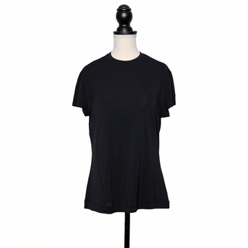 Jil Sander T-Shirt mit Rundausschnitt Dunkelbraun