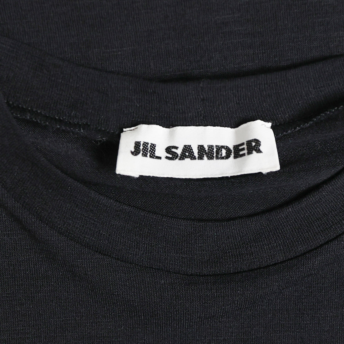 Jil Sander T-Shirt mit Rundausschnitt Schwarz