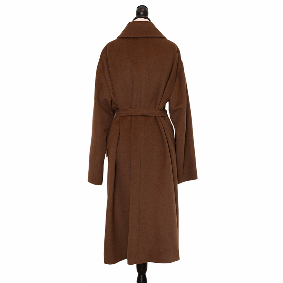 Jil Sander wool coat in brown