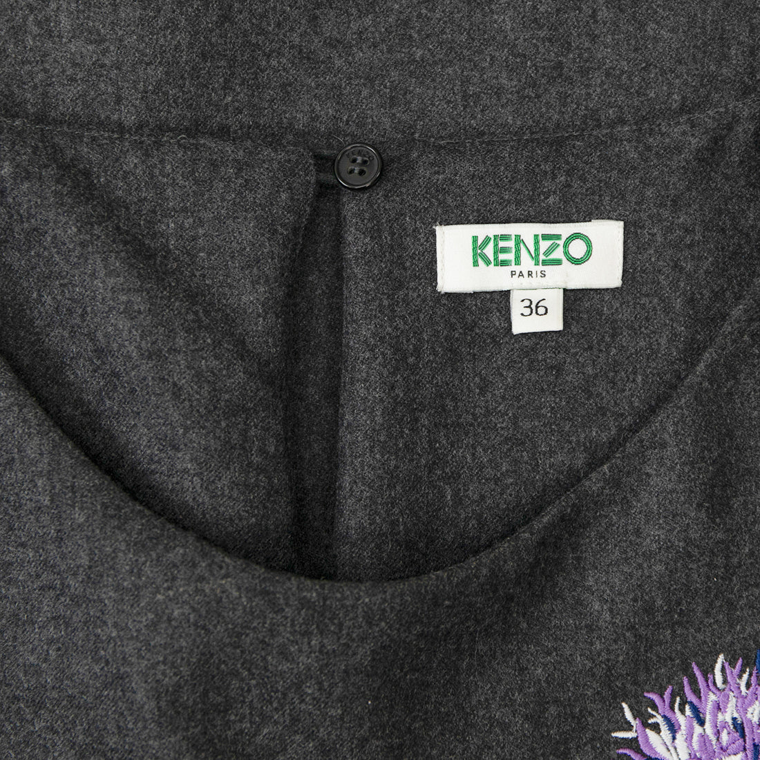 Kenzo Besticktes Oberteil aus Wolle