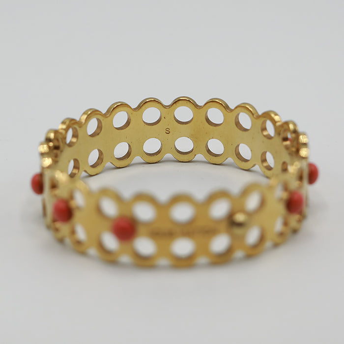 Louis Vuitton bracelet with coral details